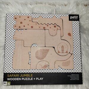 Petit Collage Safari Jumble Wooden Puzzle